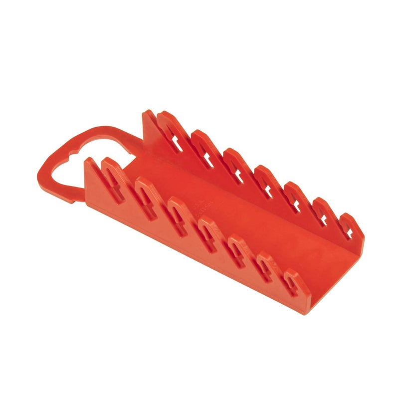 Ernst Manufacturing - 5072-Red Gripper Stubby Wrench Organizer, 7 Tool, Red - Image 1